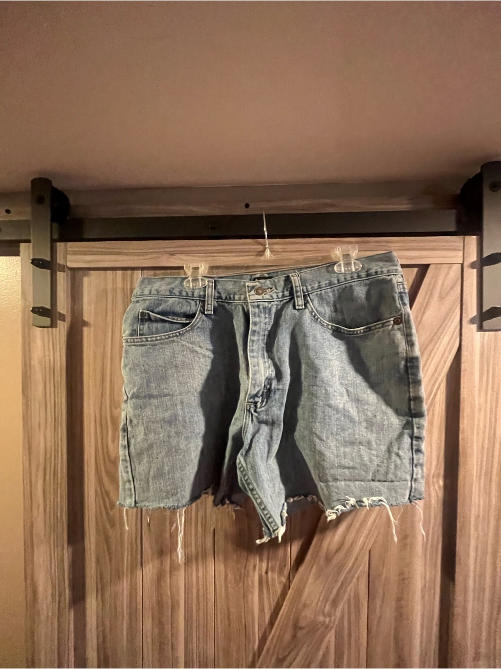 Lee Light Wash Cutoff Denim Shorts